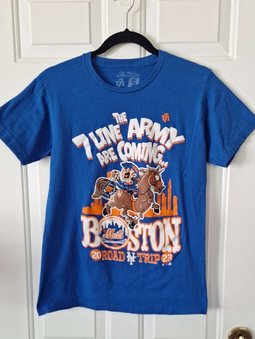 New York Mets ' 7 Line Army' Graphic Tee - Royal Blue